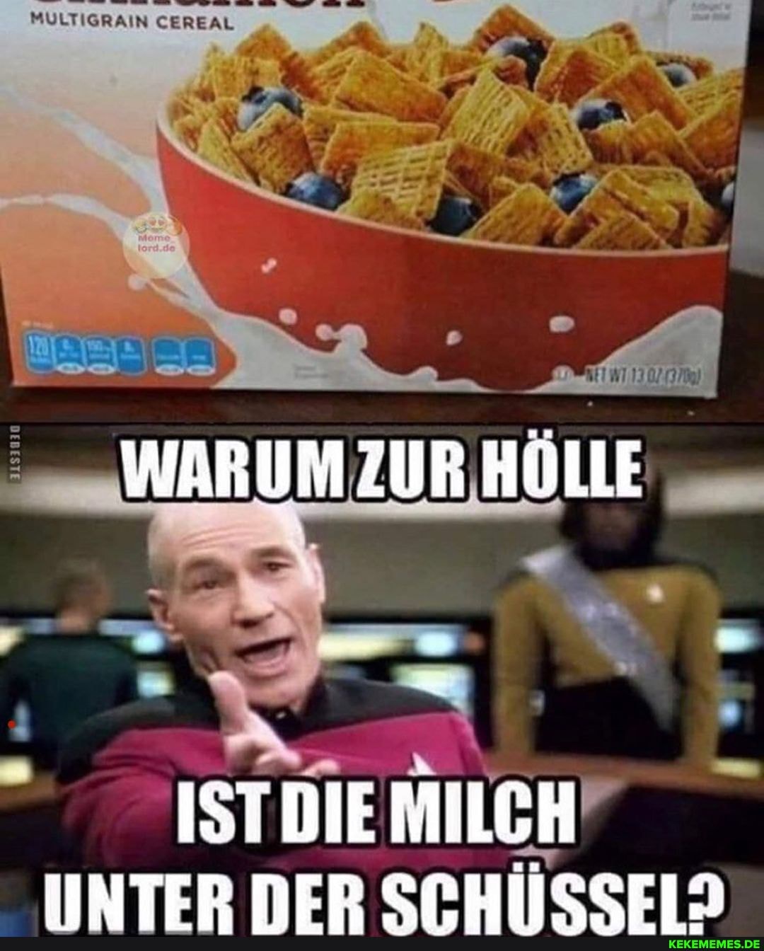 WARUM ZUR HÜLLE
IST DIE MILCH INTER DER