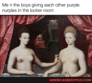 'Me n the boys giving sach other purple