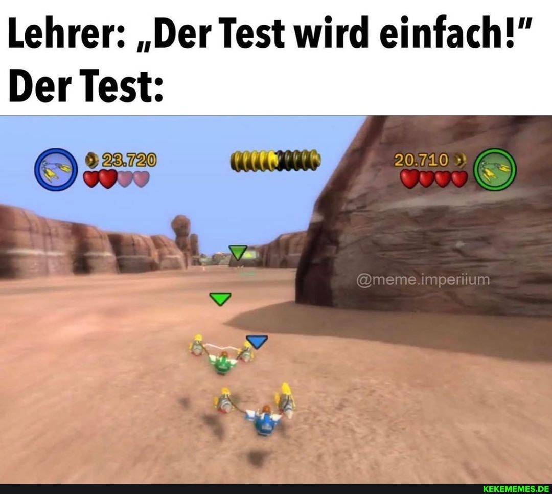 Lehrer: "Der Test wird einfach!"
Der Test:
eme.impertum