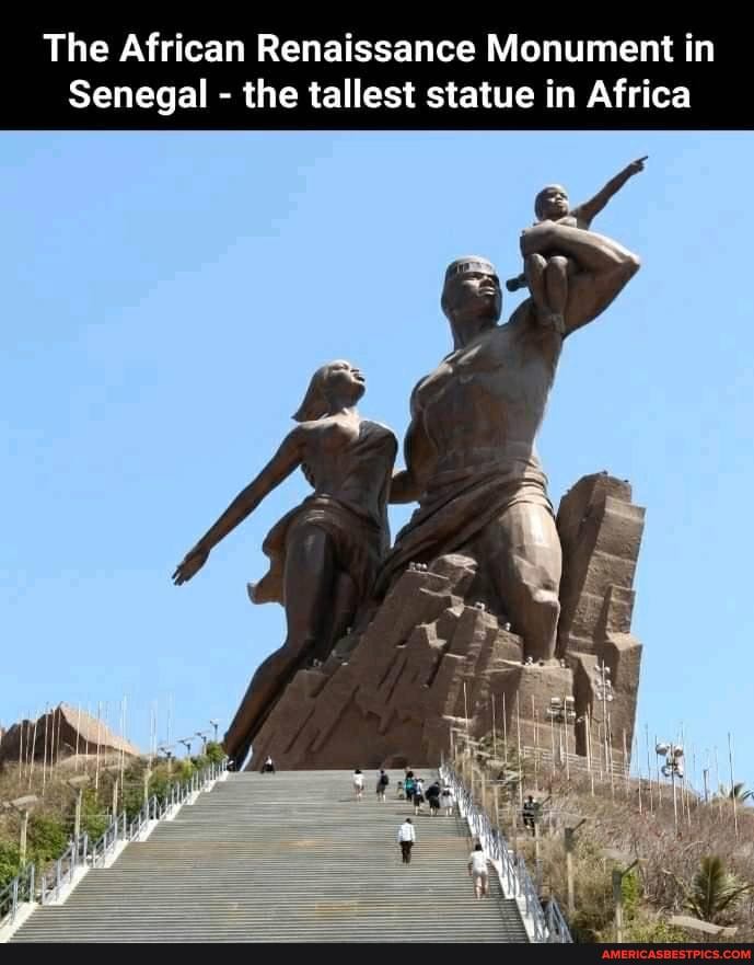 The African Renaissance Monument in Senegal the tallest statue in