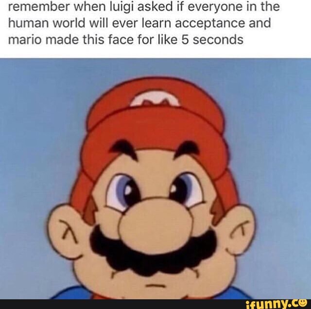 Luigi Memes Remember When Luigi Asked If Everyone In The Human World