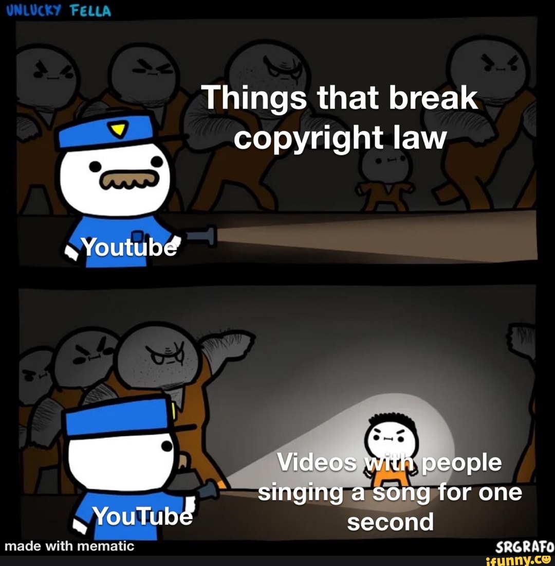 Things that break y copyright law iFunny