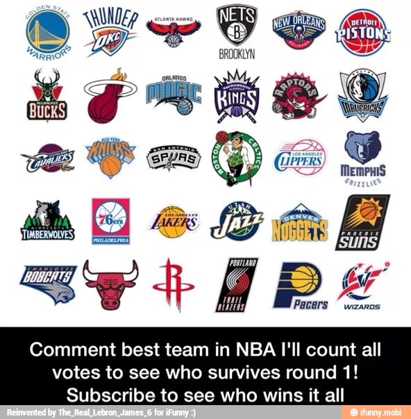 Comment best team in NBA I'll count all 1
votes to see who survives round 1!
Subscribe to see who wins it all