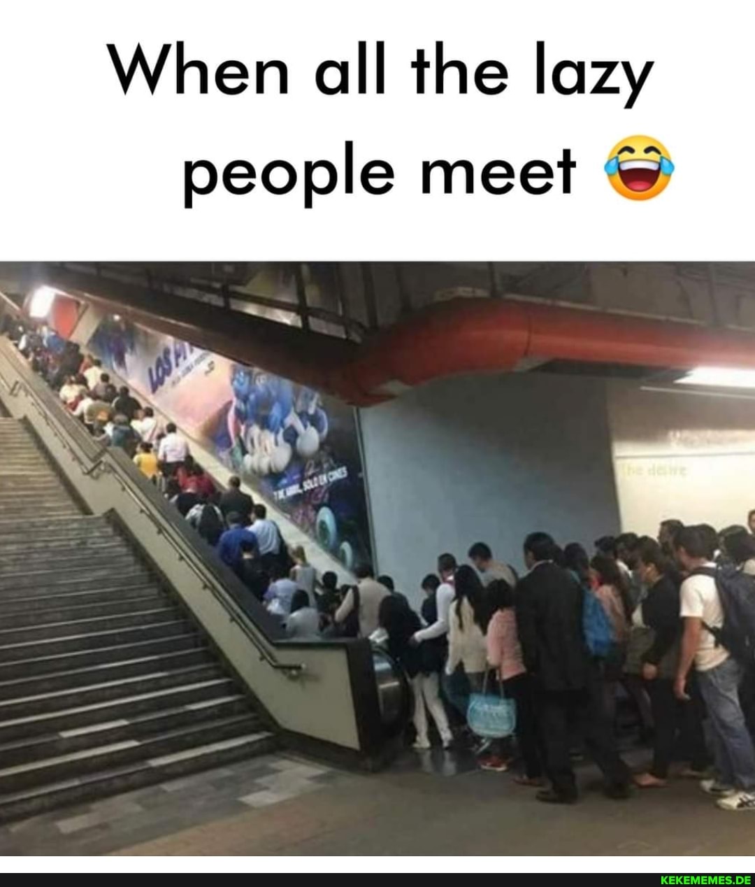 When all the lazy people meet