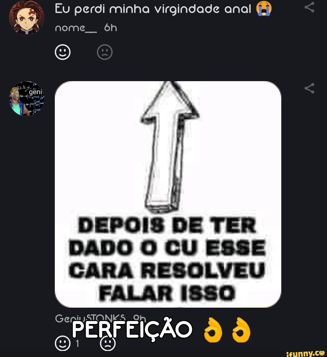 Eu perdi minha virgindade anal (R)
nome
geni
DEPOIS DE TER DADO O CU ESSE CARA RESOLVEU
FALAR I8S0O
PERFEIÇÃO