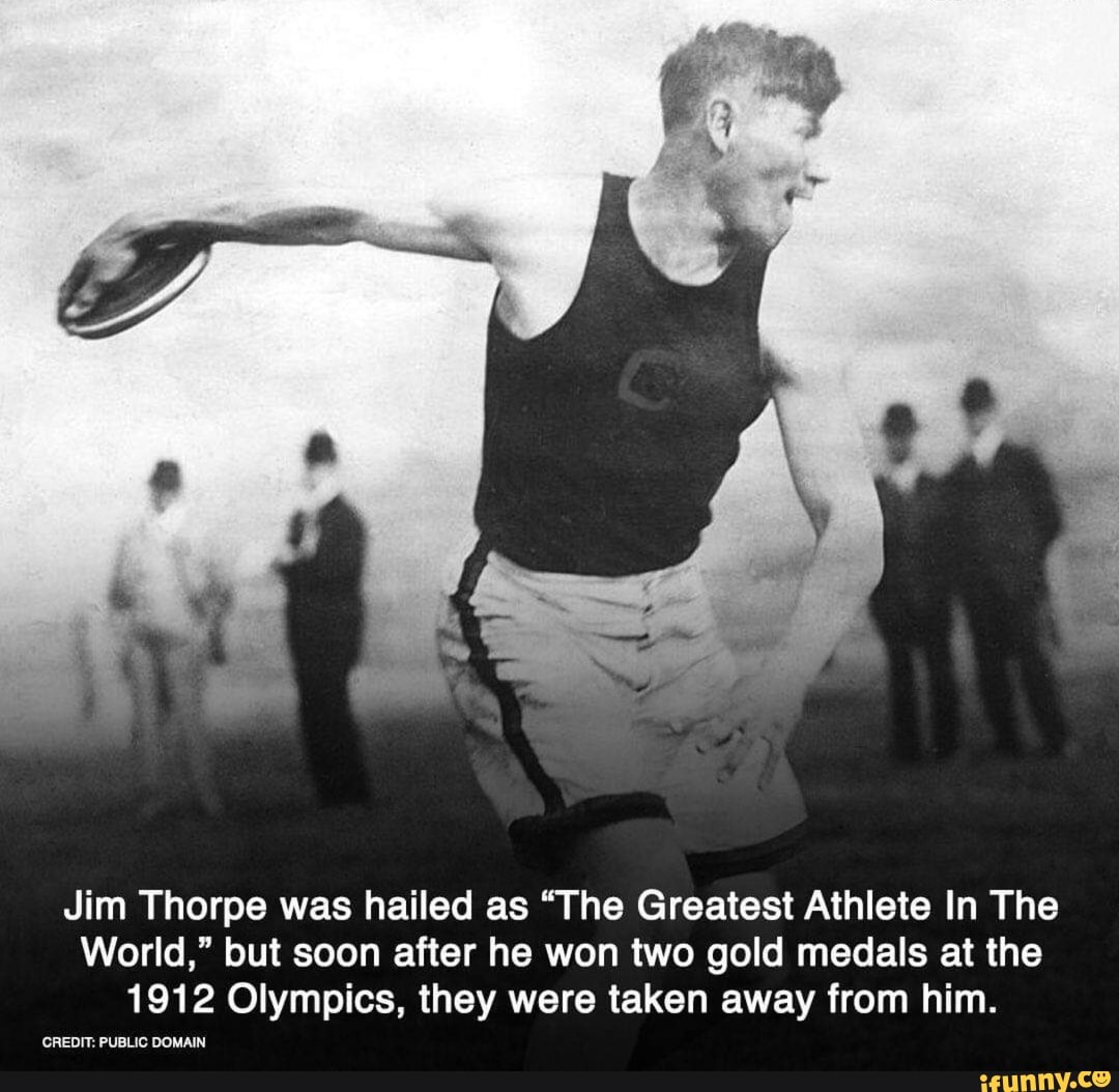 Jim Thorpe was hailed as "The Greatest Athlete In The World," but soon