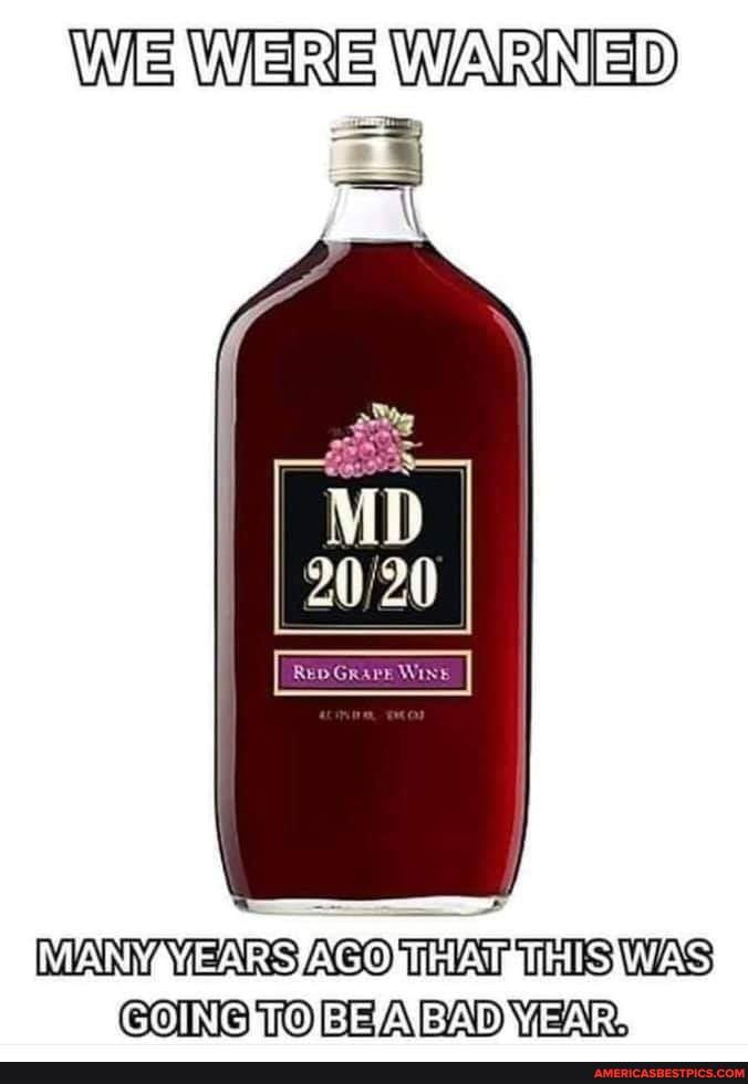 WE WERE WARNED
MAN WEARS AGO THAT THIS WAS GOING TO ABAD YEAR