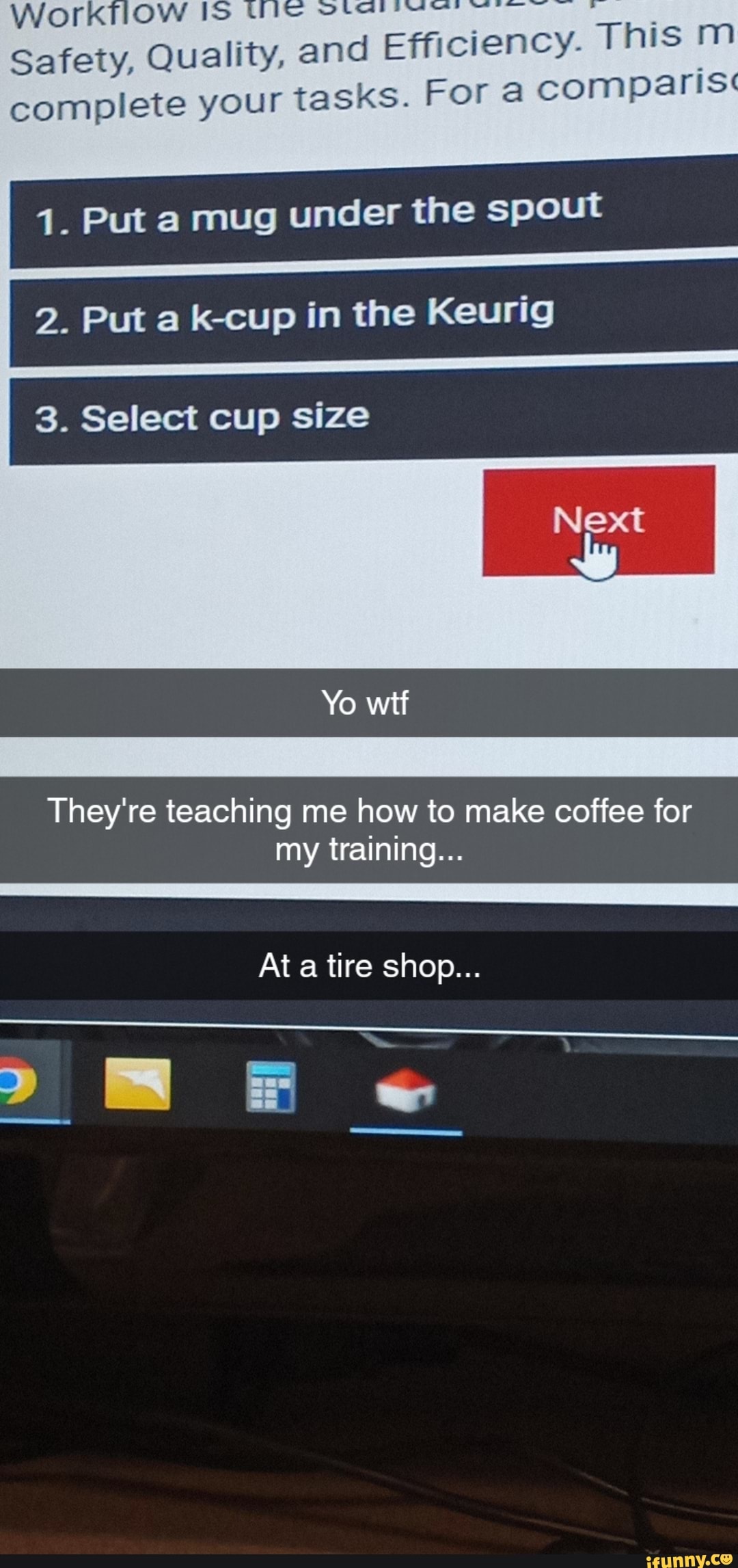 Safety, Quality, and Efficiency. This complete your tasks. For a