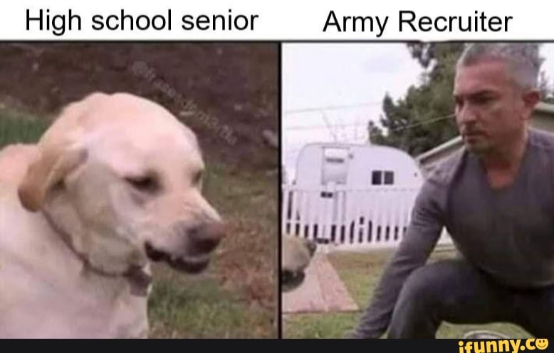 High school senior Army Recruiter