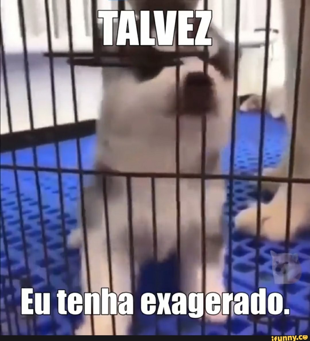 TALVEZ
ad
Eu tenha exagerado.