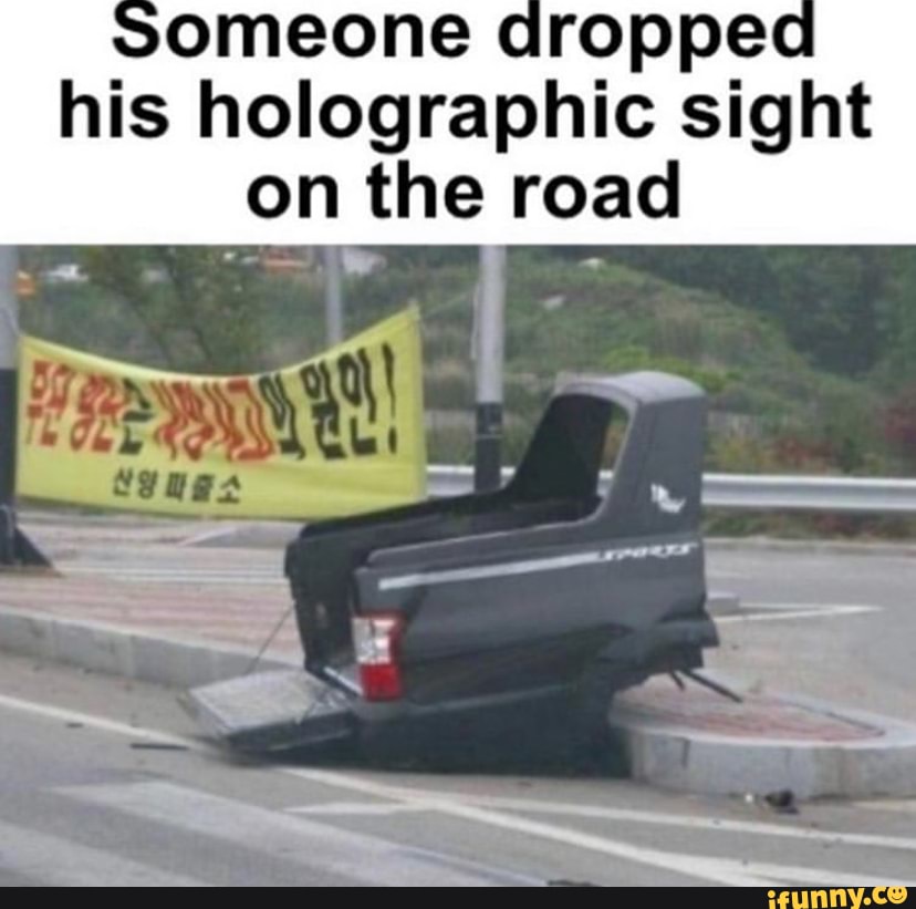 roppeo
his holographic sight
on the road