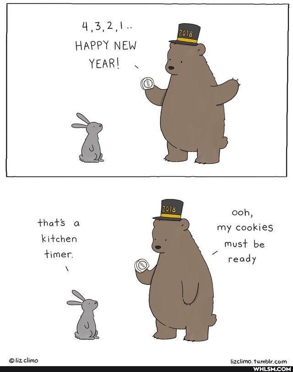 HAPPY NEW YEAR
Ooh, thats a my cookies kitchen must be
timer.
ready