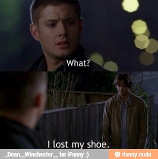 1 lost my
shoe.