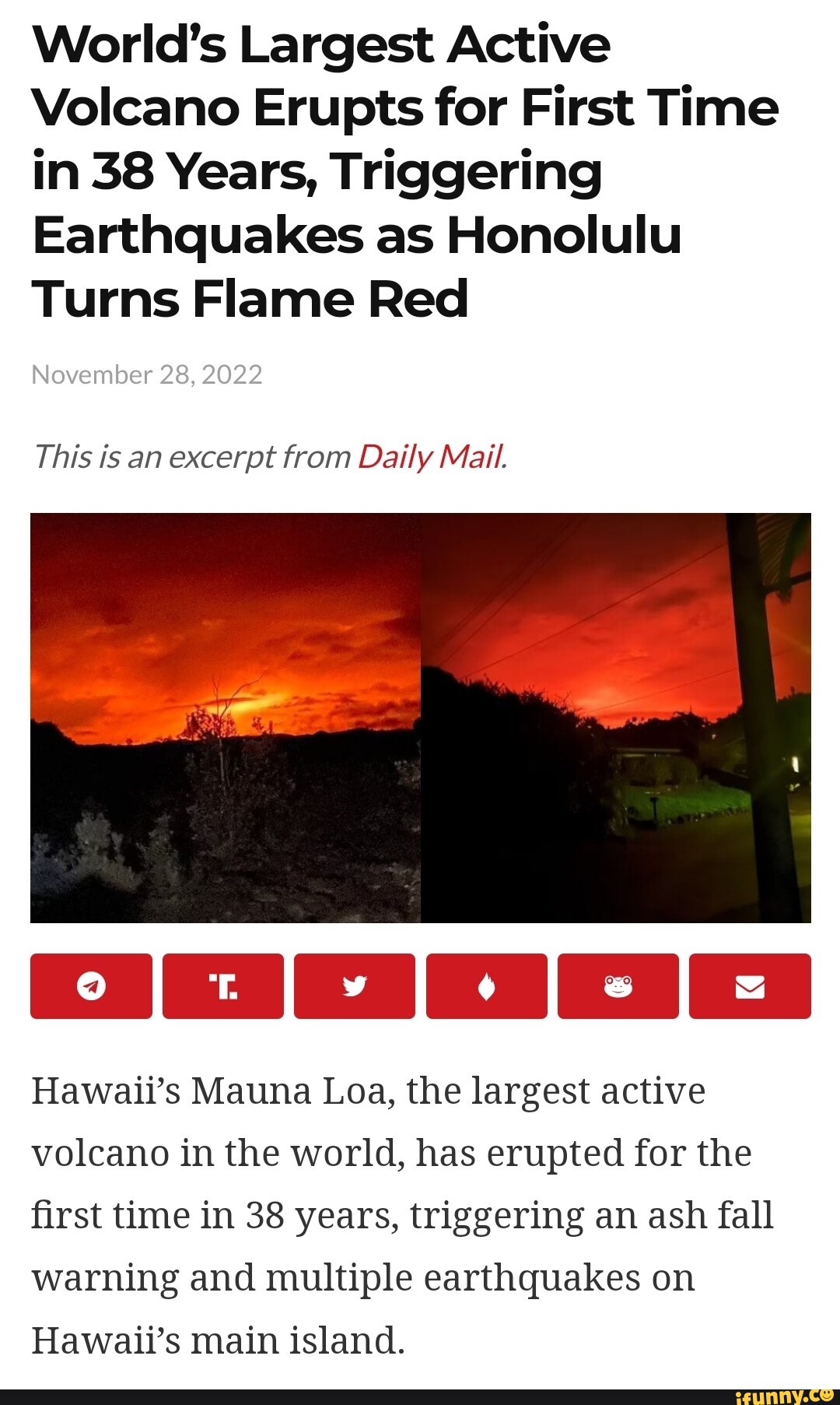 Hawaii biggest earthquake