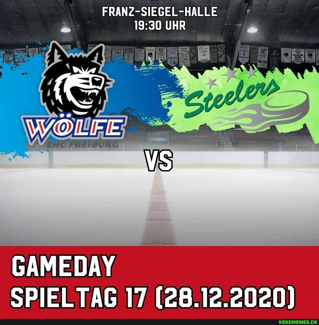 FRANZ-SIEGEL-HALLE UHR
WÖLFE
GAMEDAY SPIELTAG 17 (28.12.2020)