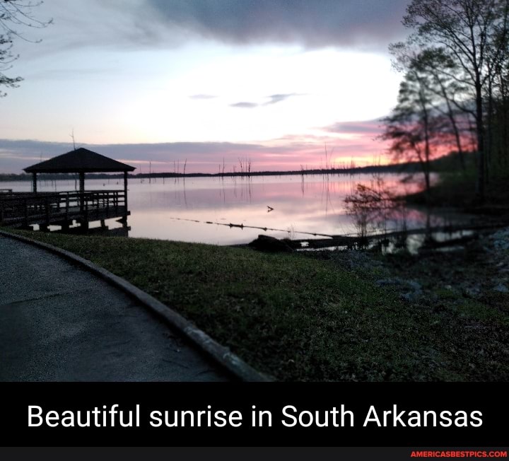 Beautiful sunrise in South Arkansas