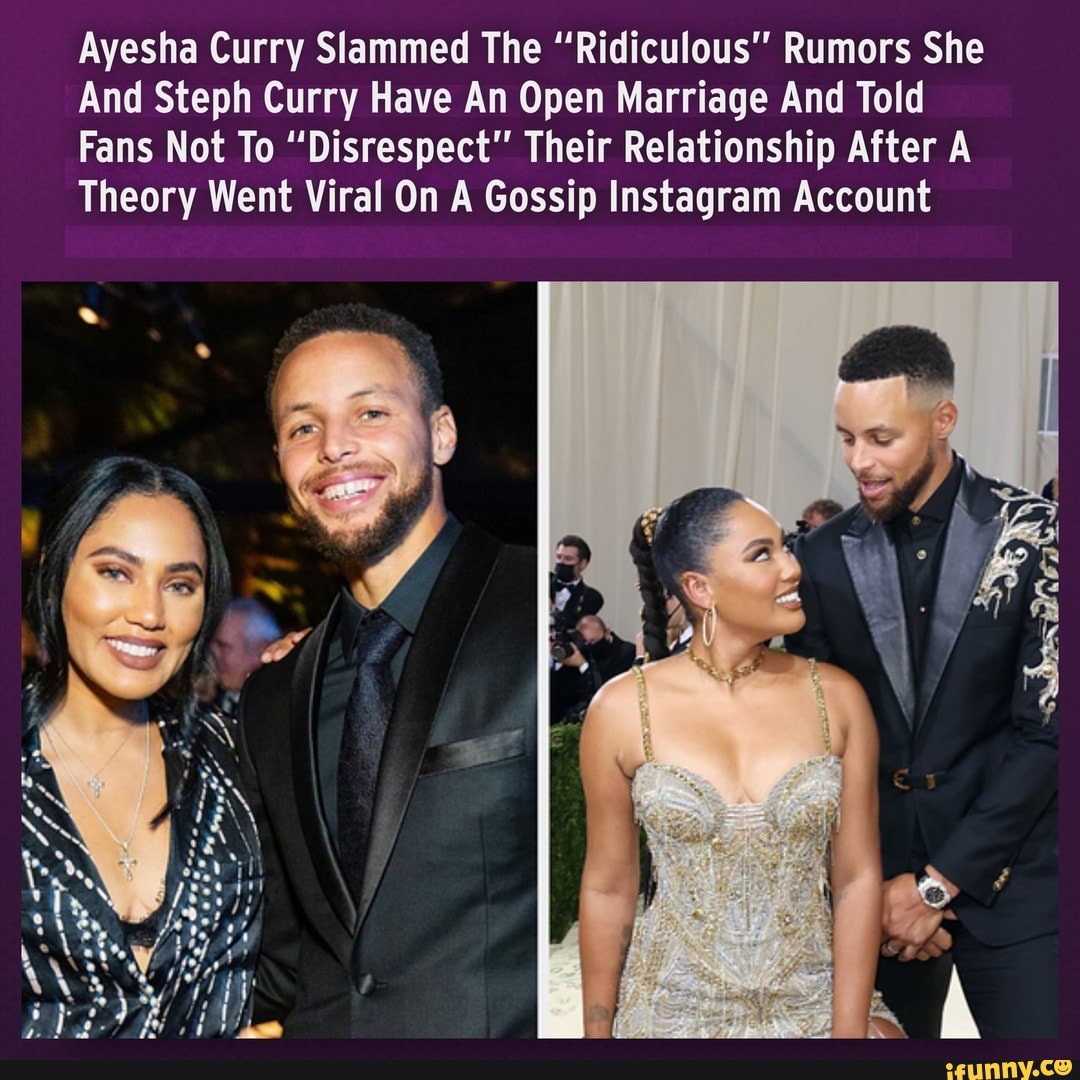 Ayesha Curry Slammed The Ridiculous Rumors She And Steph Curry Have An Open Marriage And Told 