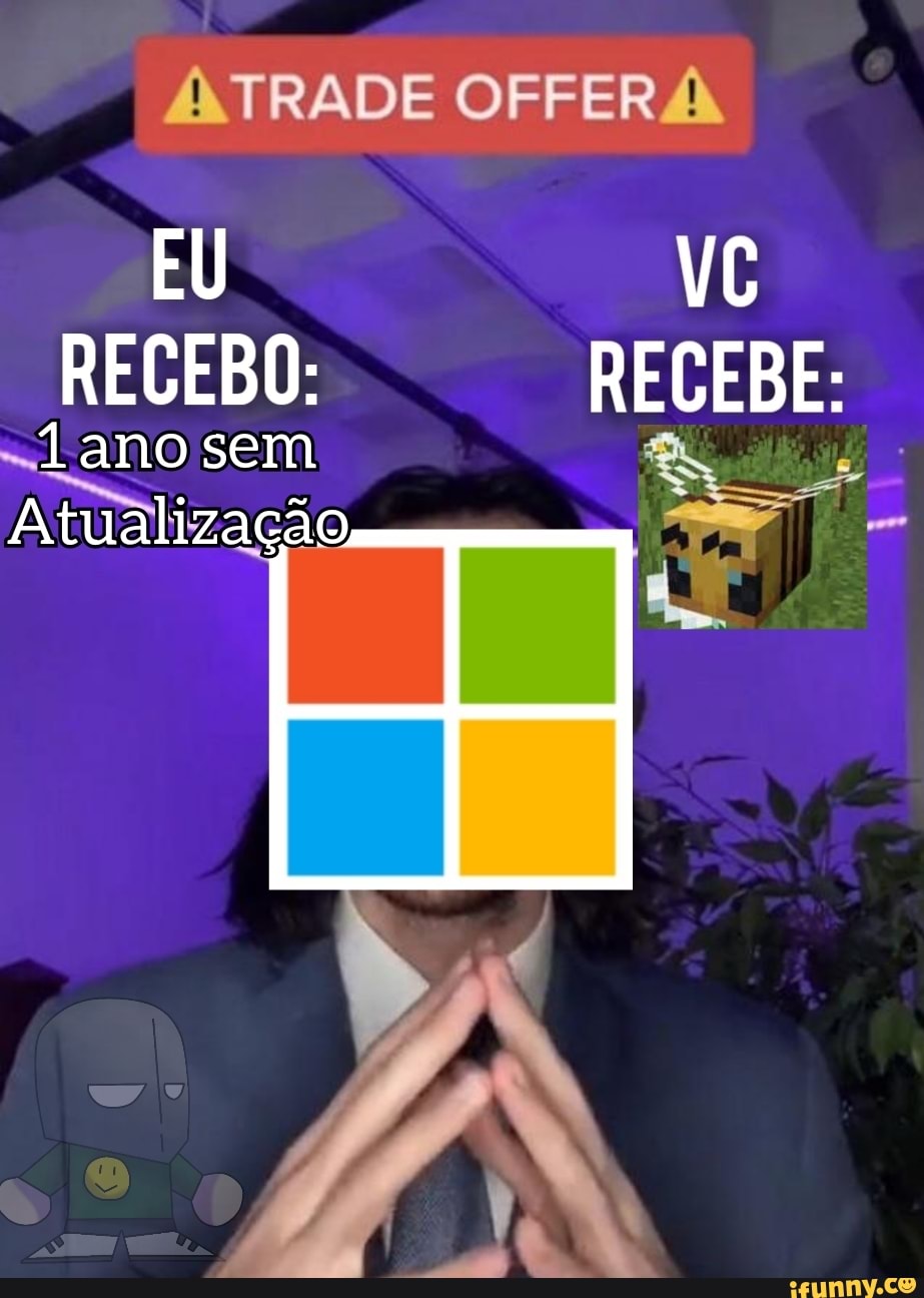 EU VC ano sem RECEBO: RECEBE: ano sem
Atualização