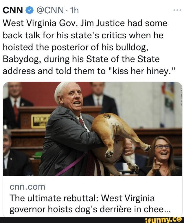 CNN CNN th West Virginia Gov. Jim Justice had some back talk for his