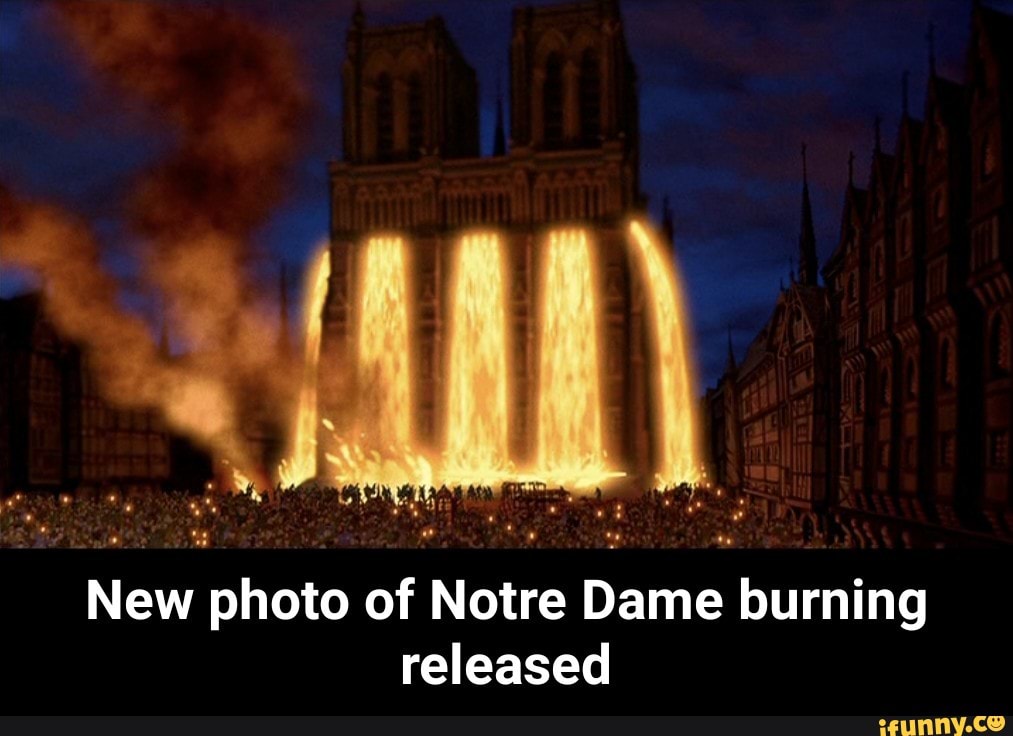 New photo of Notre Dame burning released New photo of Notre Dame