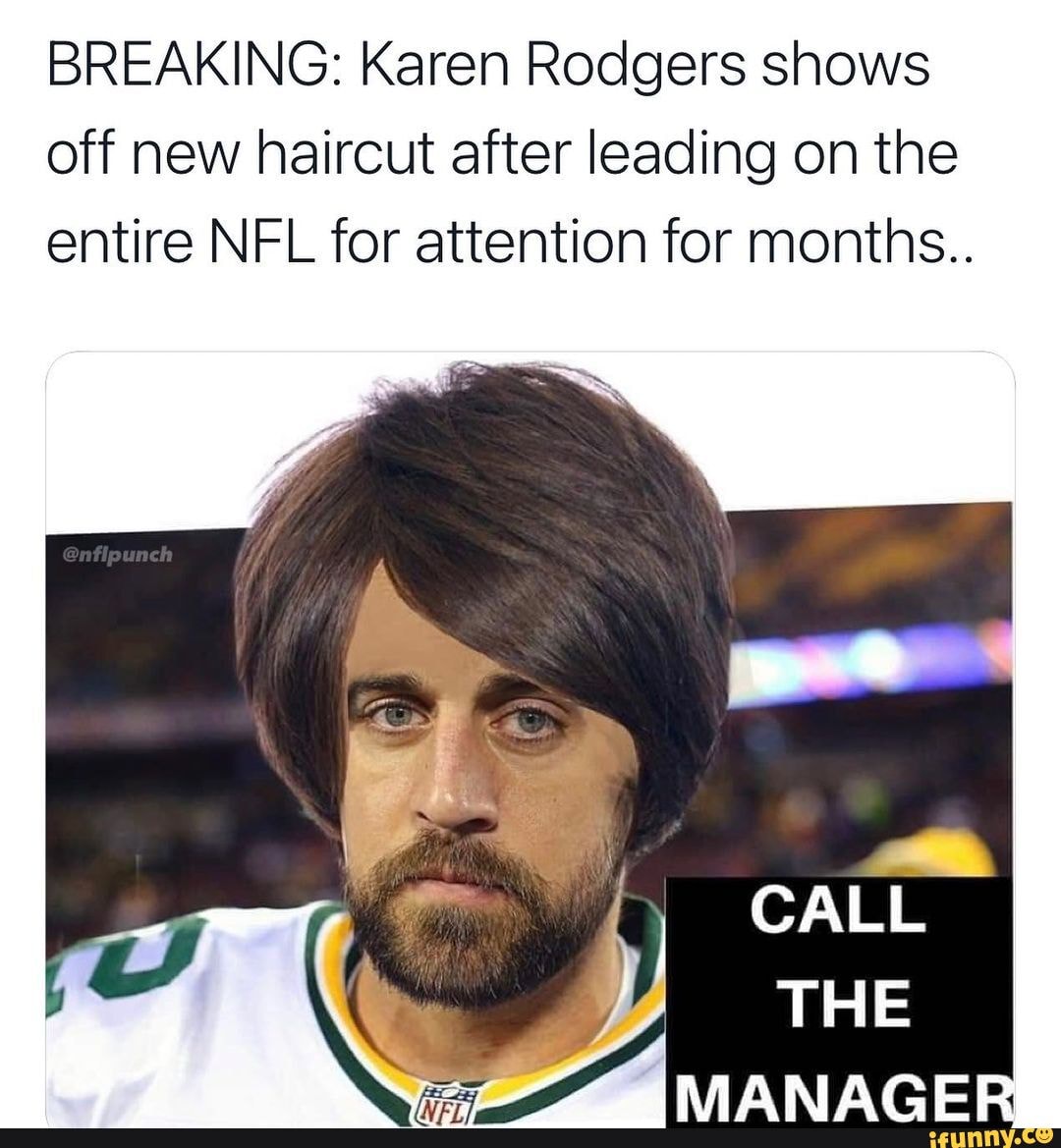 Picture of aaron rodgers haircut