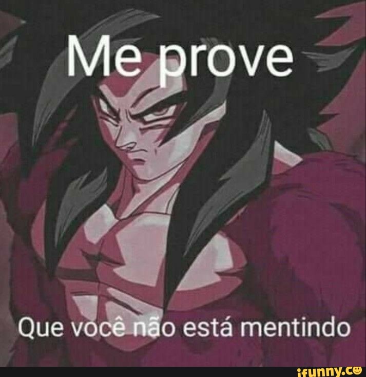 Me
está mentindo
Que vÔ