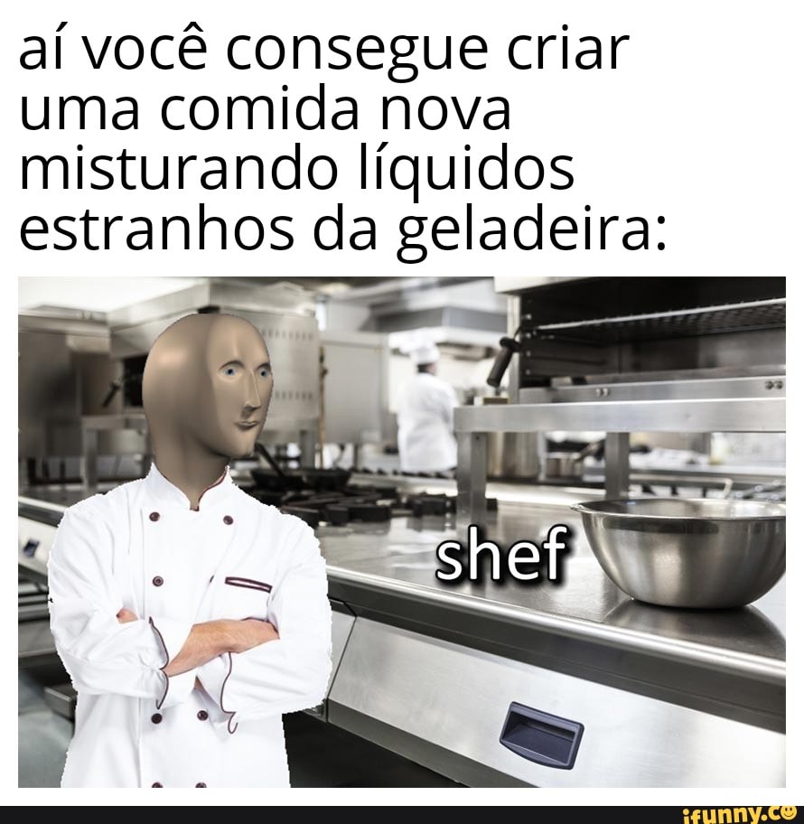 aí você consegue criar
uma comida nova
misturando líquidos
estranhos da geladeira: