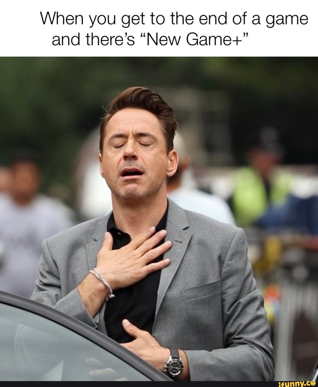 When you get to the end of a game
and there's "New Game+"