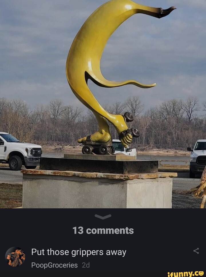 13 comments Put those grippers away PoopGroceries iFunny