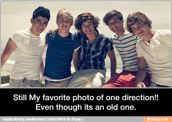 Mar AN
Still My favorite photo of one directi
Even though its an old one. - Still My favorite photo of one direction!! Even though its an old one.