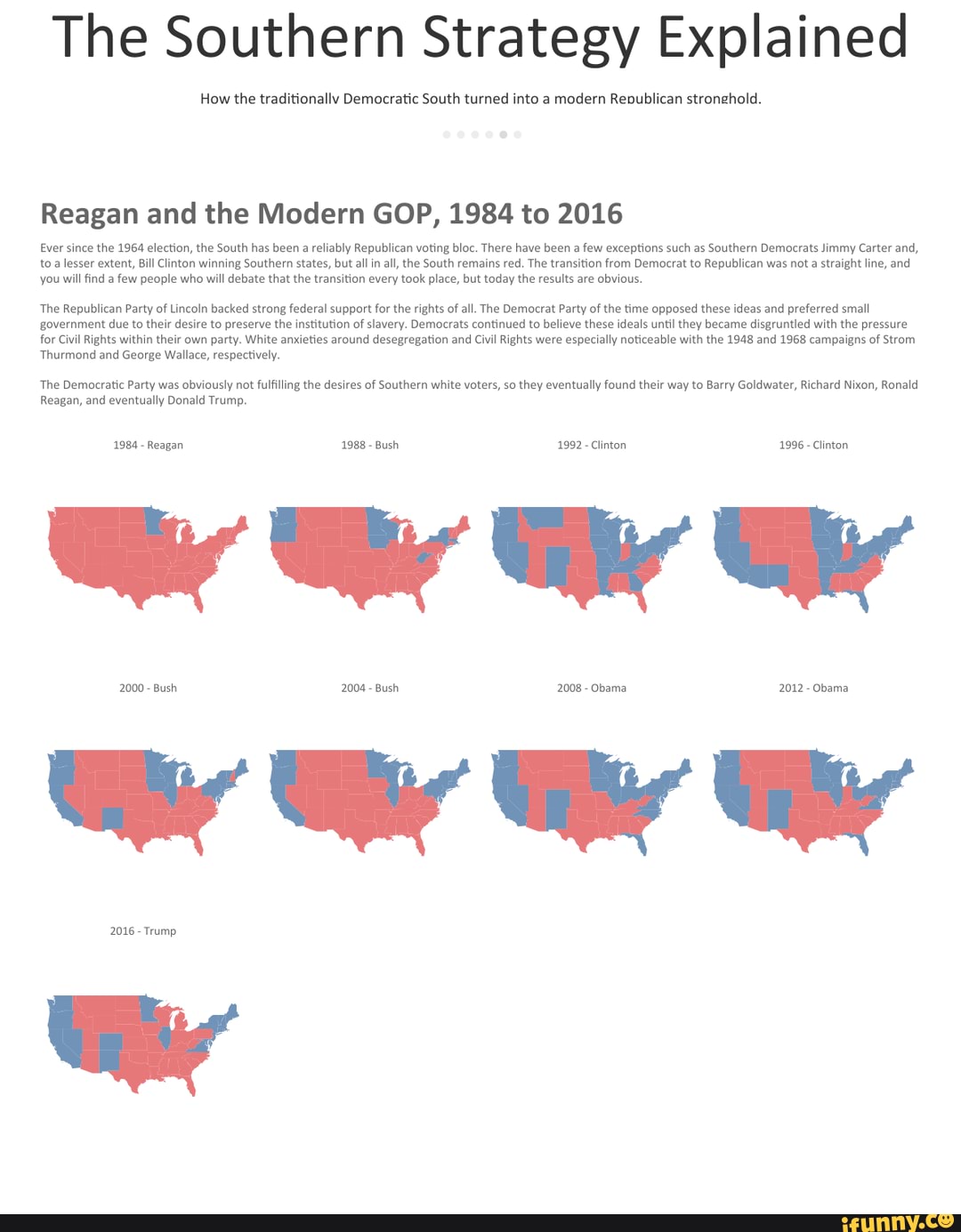 The Southern Strategy Explained How The Traditionally Democratic South ...