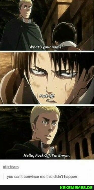 Hello, Fuck Erwin.