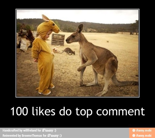 100 likes do top comment