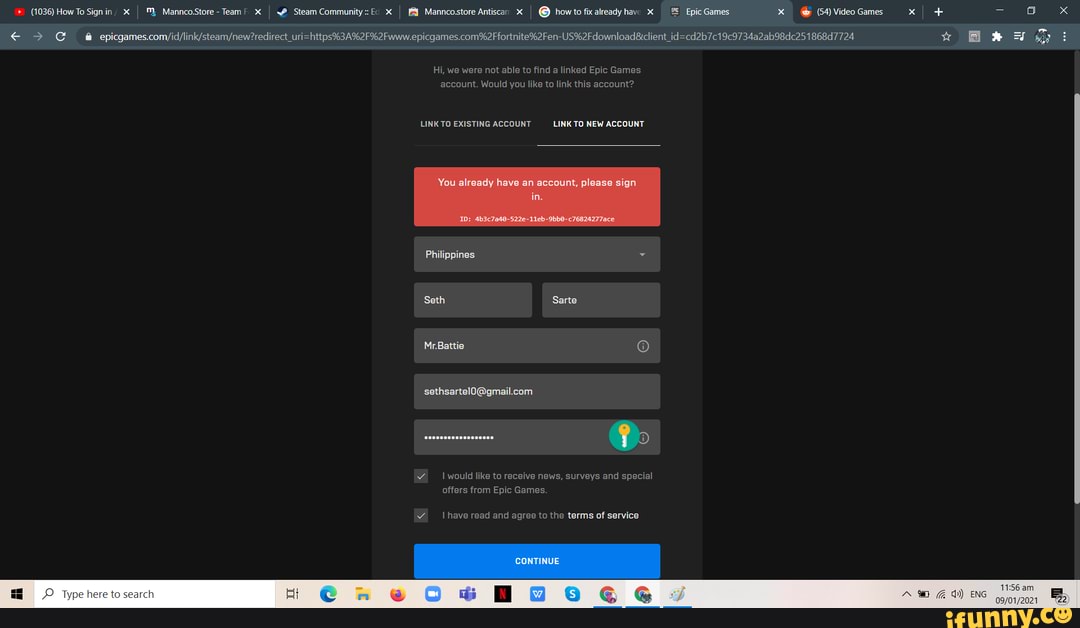 1036 How To Sign In I Mannco Store Team Xx I Steam Community Ec I Manncostore Antiscan I How To Fix Already Have Epic Games 54 Video Games X I Ag