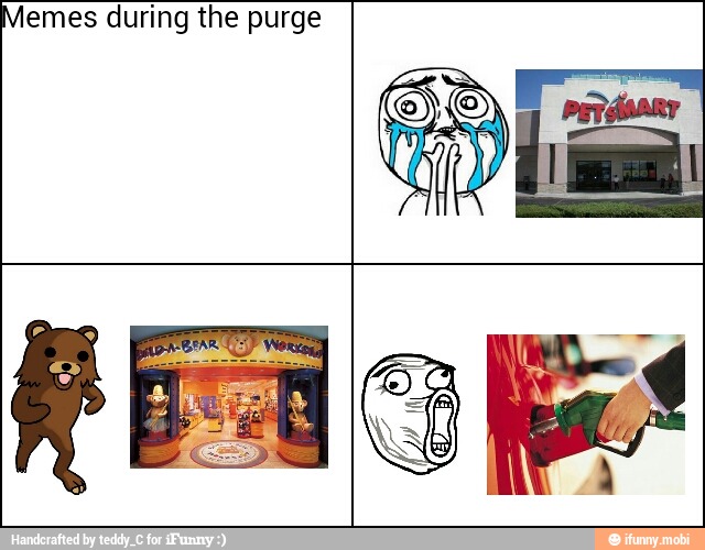 Memes during the purge