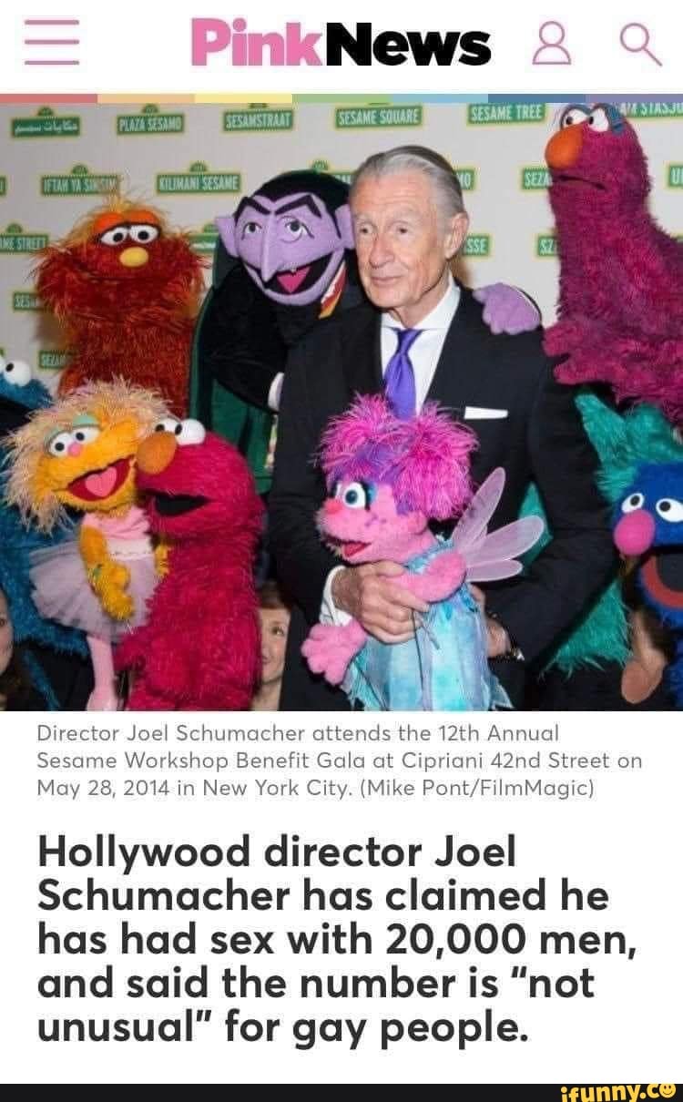 Af aN. Director Joel Schumacher attends the 12th Annual Sesame Workshop