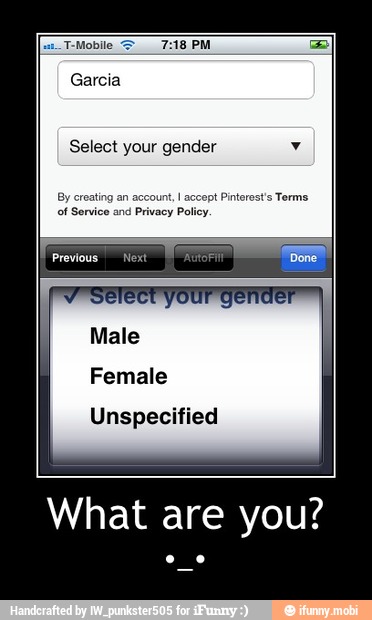 Select your gender
Unspecified
What are you? - What are you?
•_•