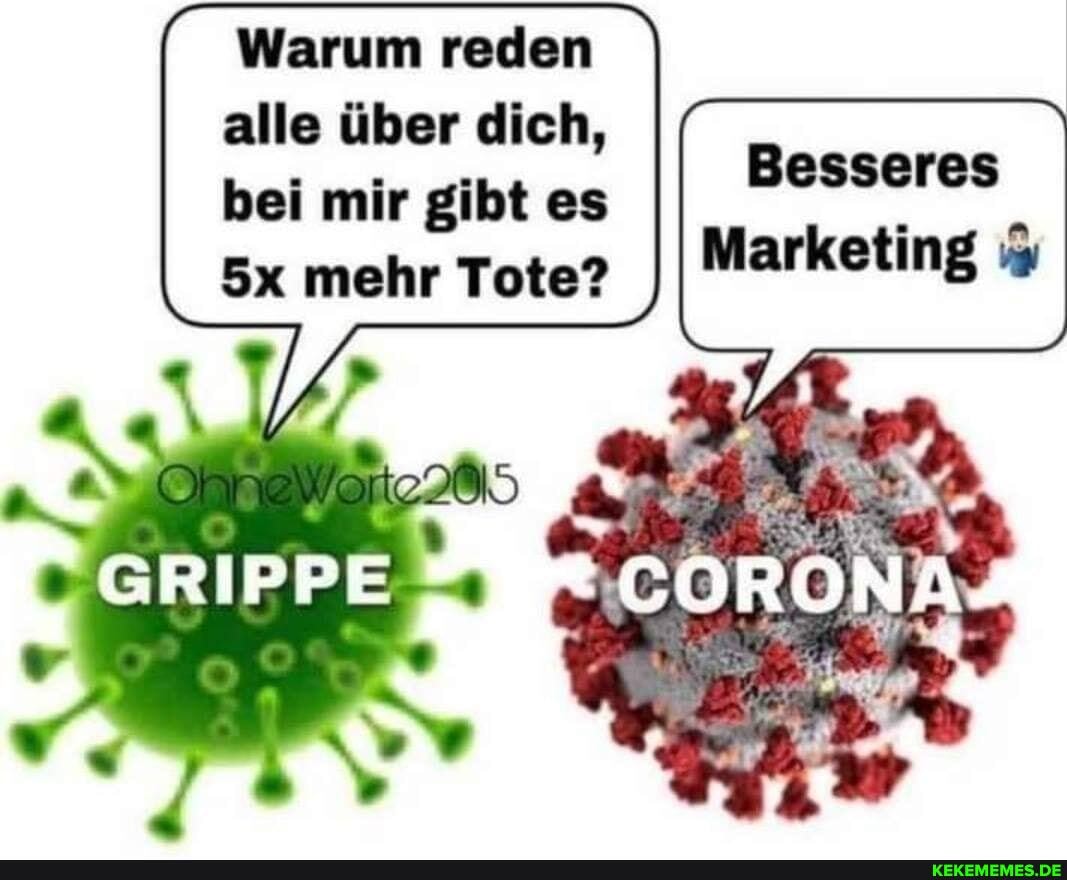 Warum reden alle über dich, bei mir gibt es mehr Tote?
Besseres
Marketing %