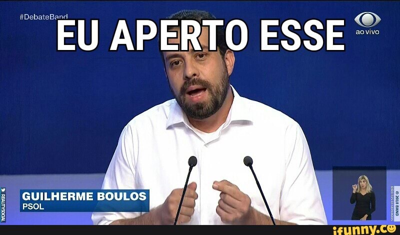 #DebateB: Eta)
EU APERTO ESSE