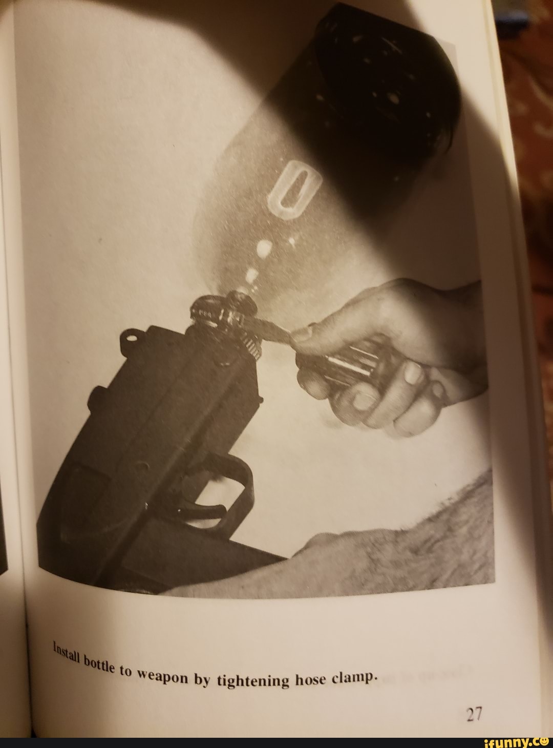 Weapon by tightening hose clamp iFunny