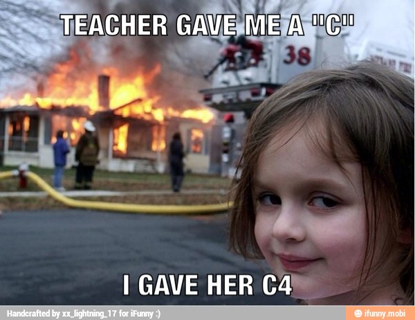 TEACHER GAVE ME ¡AC
I'GAVE HER C4
