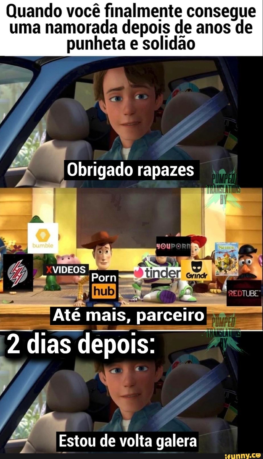 Quando você finalmente consegue
uma namorada depois de anos de
punheta e solidão
Estou de
volta
galera