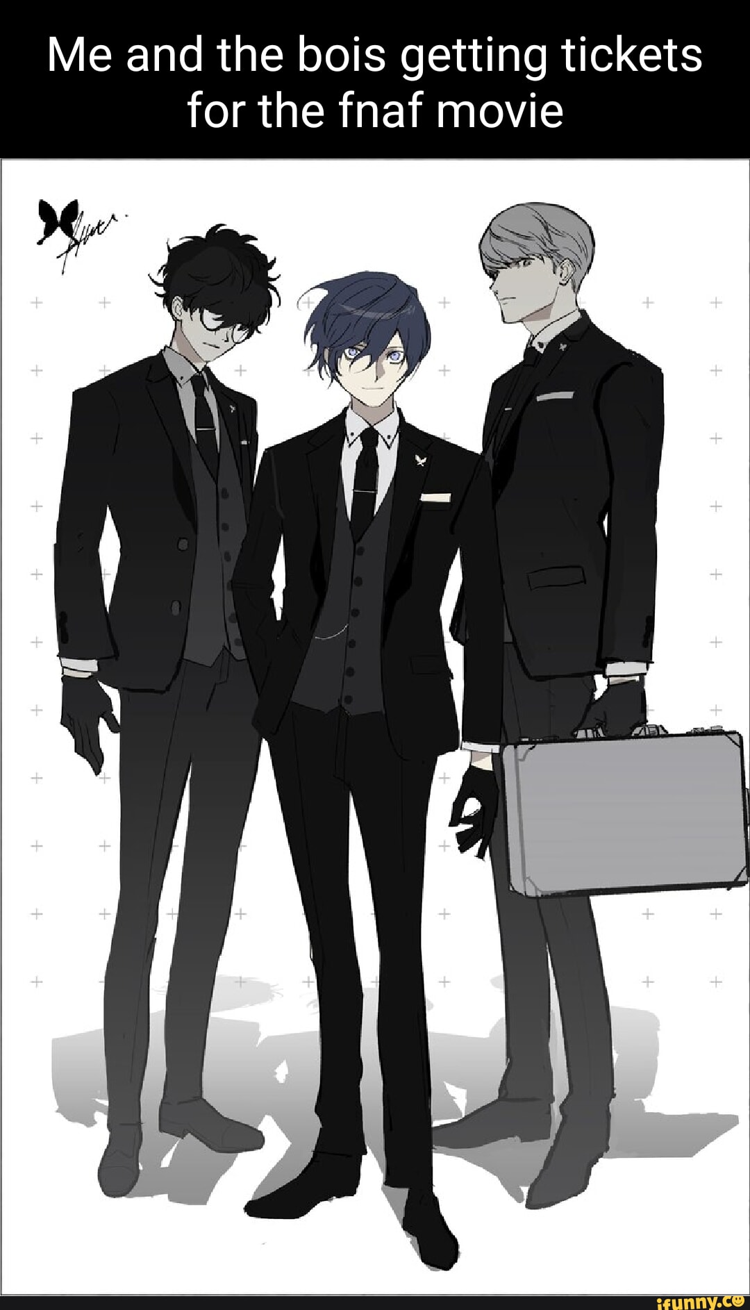 Me and the bois getting tickets for the fnaf movie - iFunny