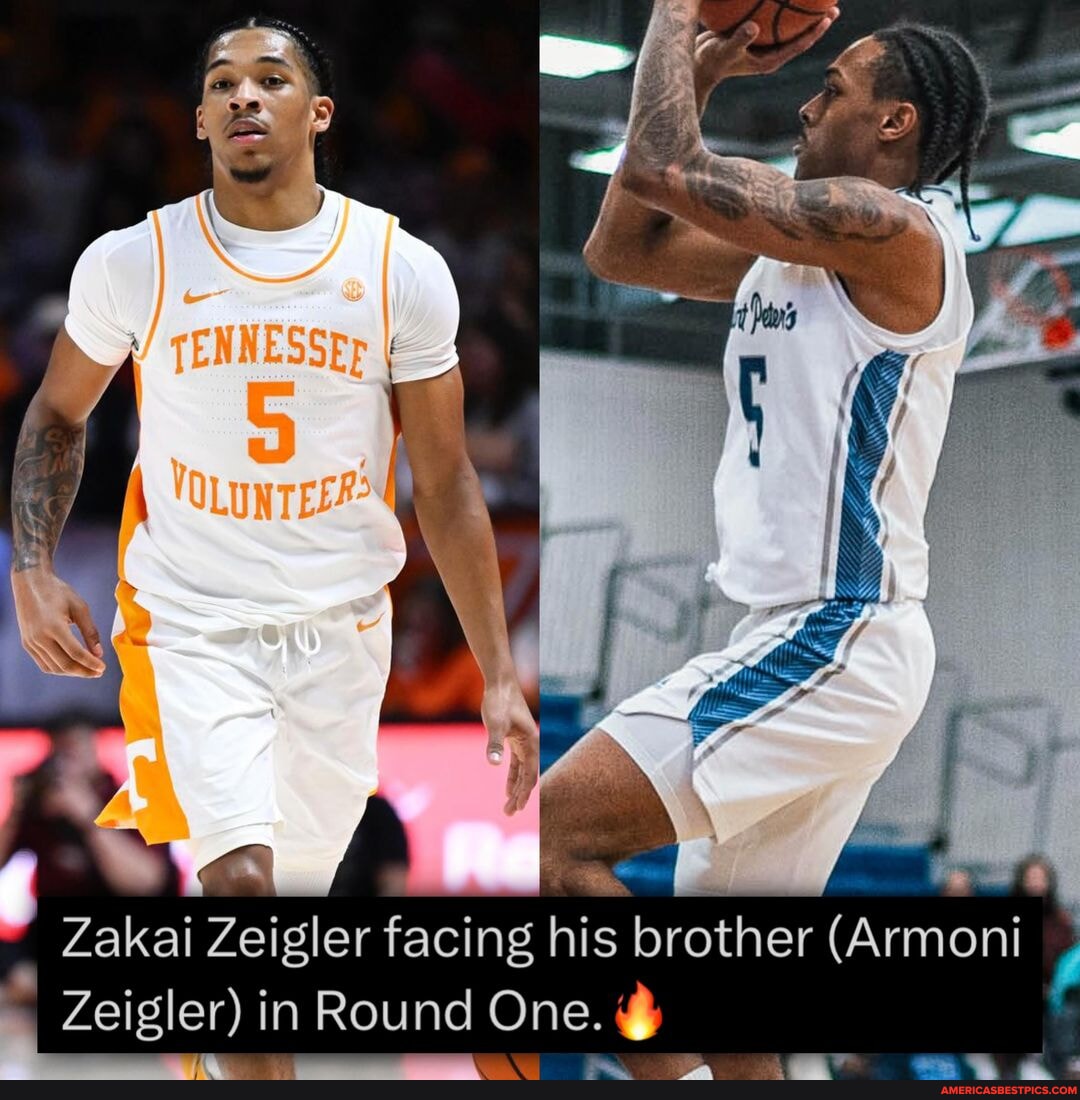 This is awesome. Zakai Zeigler facing his brother (Armoni Zeigler) in Round One. e rr A