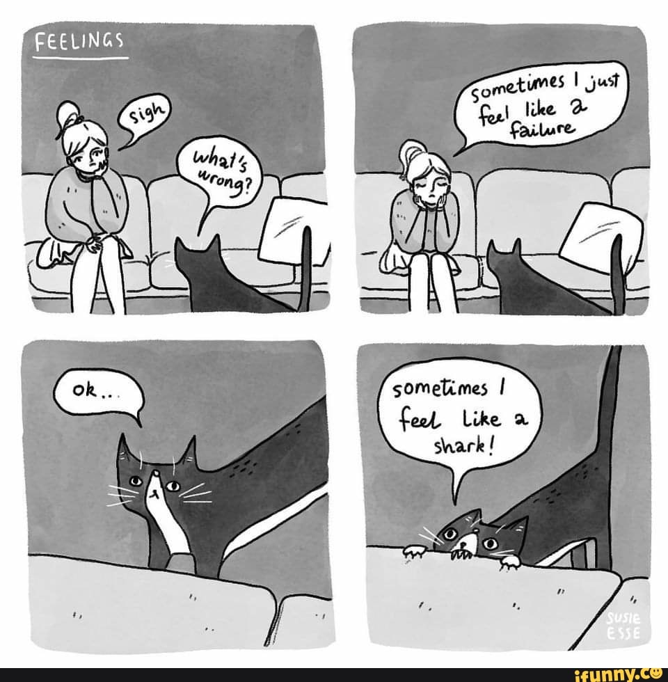 FEELINGS
[ sometimes I
Like shark !