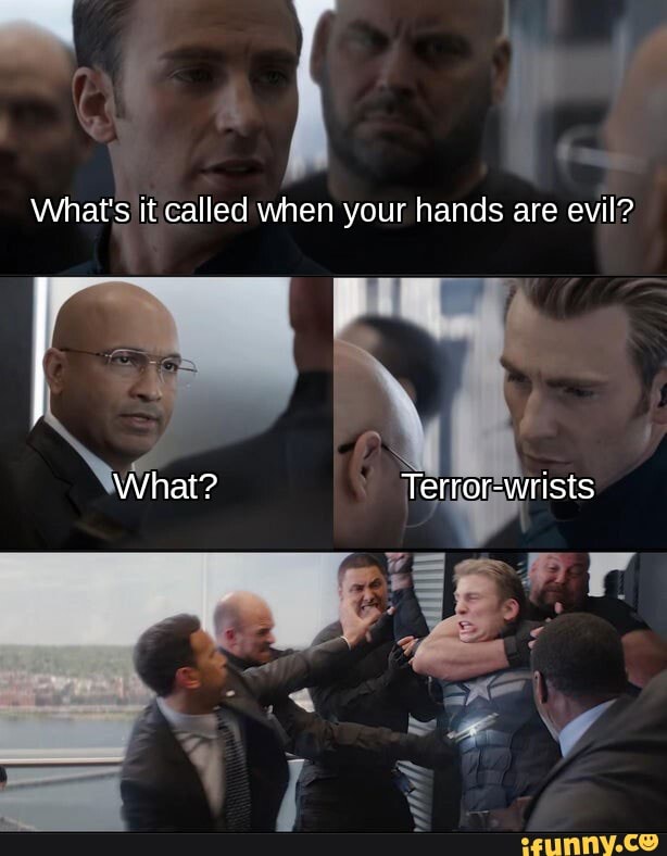 What's it called when your hands are evil?