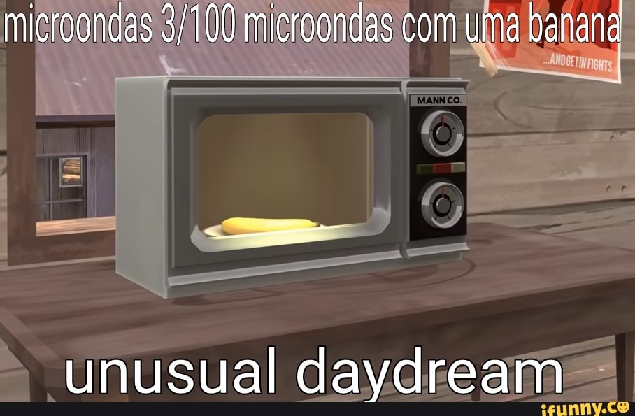 microondas microondas com uma banana
unusual daydream