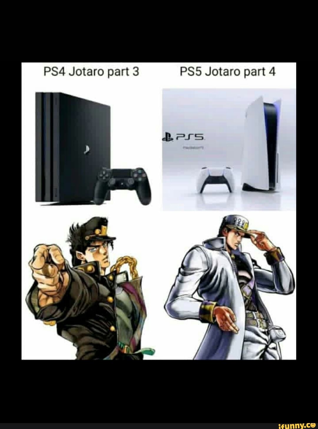 PS4 Jotaro part 3 PS5 Jotaro part 4