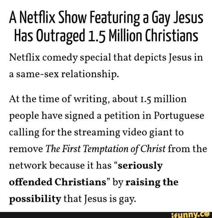 A Netflix Show Featuring A Gay Jesus Has Outraged Million Free Download Nude Photo Gallery