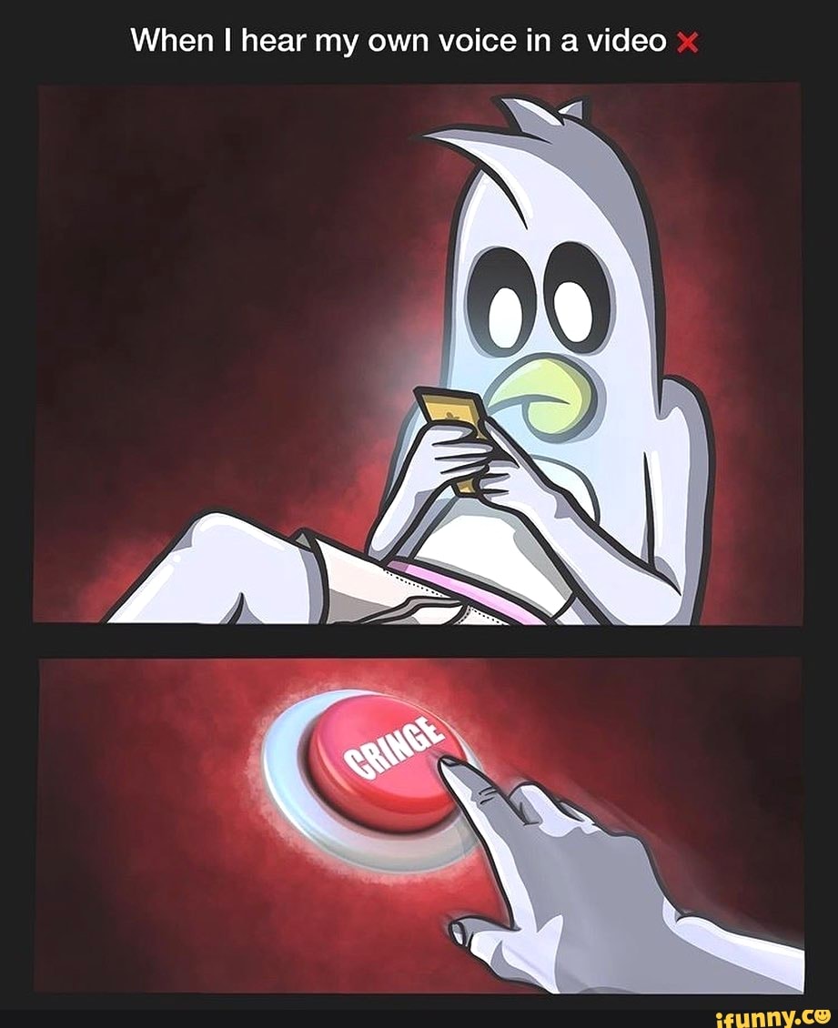 When You Hear Your Voice Meme
